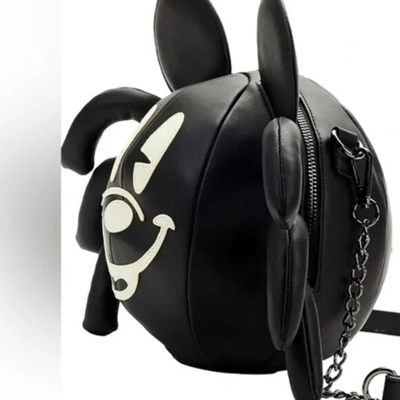 Loungefly Disney Stitch Shoppe Mickey Mouse Glow Spider Crossbody Bag Halloween - Picture 3 of 5